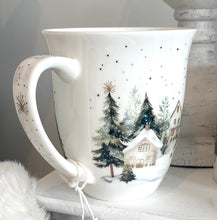 Charger l'image dans la galerie, Mug céramique décor chalets H11xL13cm
