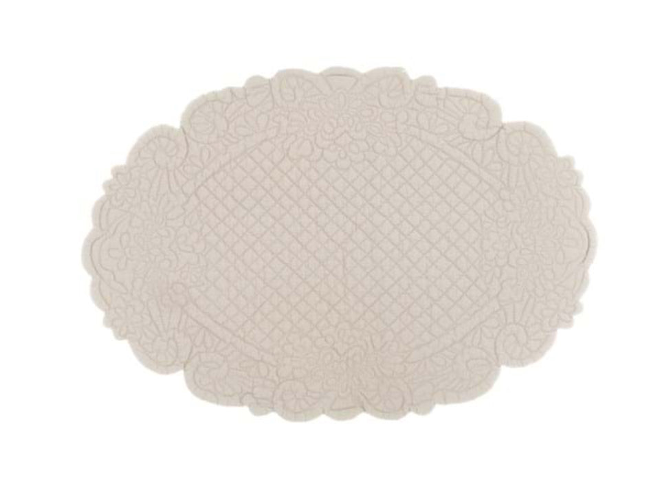 Set de table boutis beige