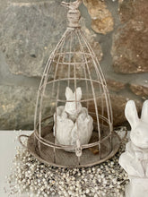 Charger l&#39;image dans la galerie, Cage zinc vieilli PM H32xL20cm

