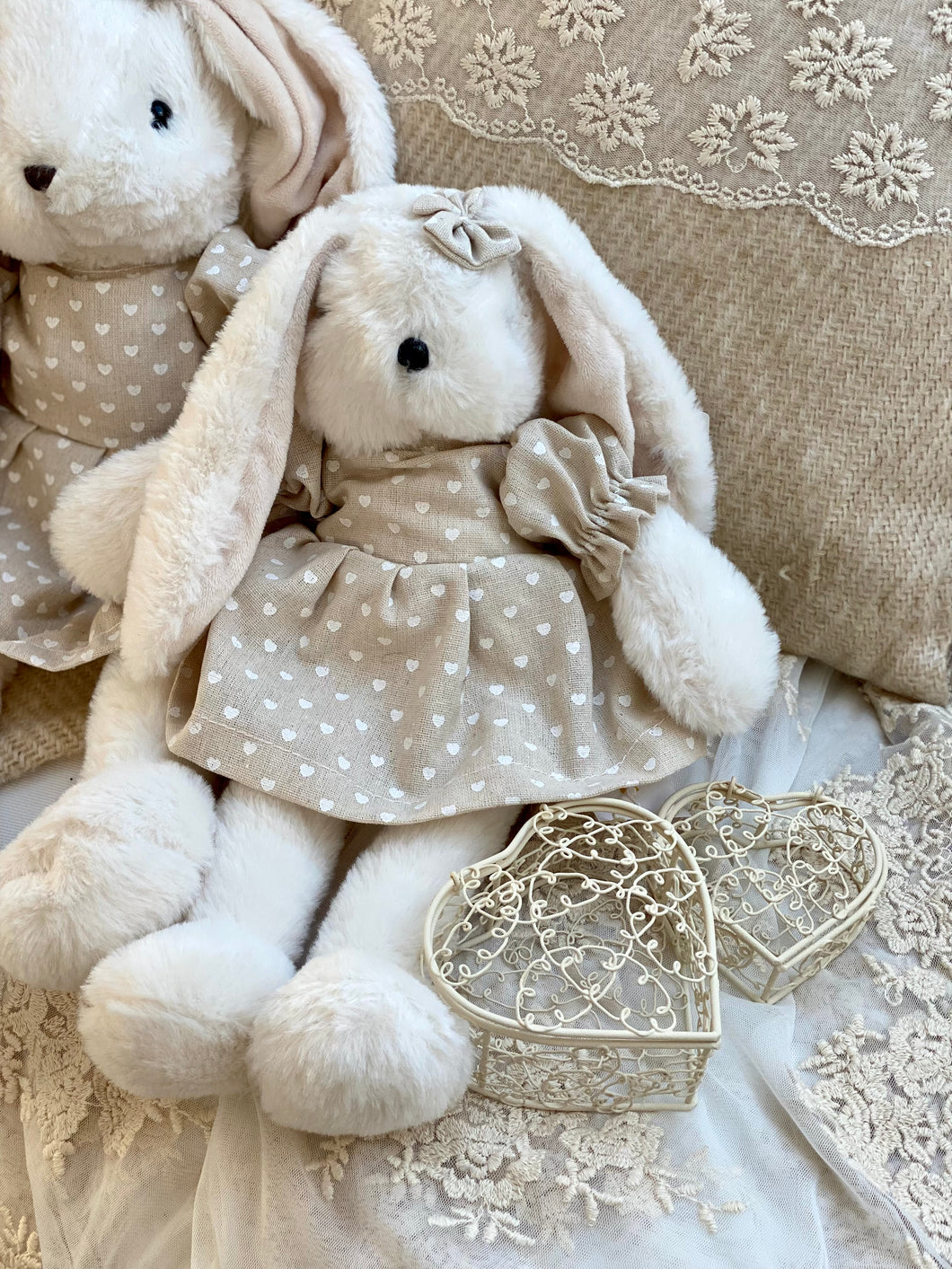 Peluche lapin PM H26cm