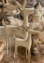 Charger l'image dans la galerie, Cerf métallique beige GM H60xL35cm
