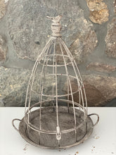 Charger l&#39;image dans la galerie, Cage zinc vieilli GM H42xL30cm
