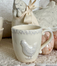 Charger l'image dans la galerie, Mug céramique blanc cassé H13x7/9cm
