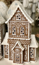 Charger l&#39;image dans la galerie, Maison pain d’épice lumineuse H33xL23xP11cm ( expédition uniquement Belgique)
