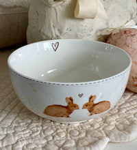 Charger l'image dans la galerie, Bol céramique ivoire/brun 14cm
