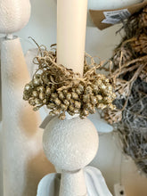 Charger l&#39;image dans la galerie, Anneau de bougeoir décoratif doré ancien /pailleté 7cm
