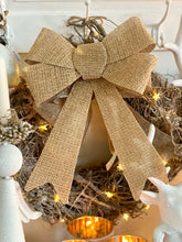 Charger l&#39;image dans la galerie, Noeud beige/doré antique MM H40xL30cm
