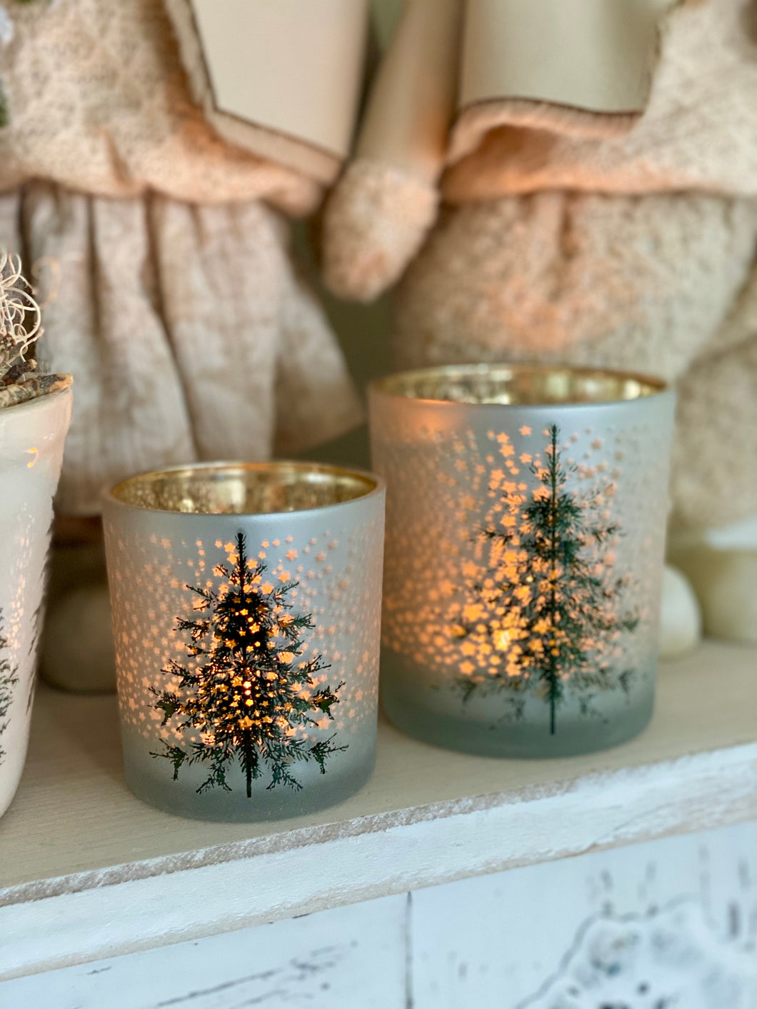 Photophore sapin PM H8xL7cm