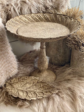 Charger l'image dans la galerie, Plateau sur pied métallique brun H27xL25cm
