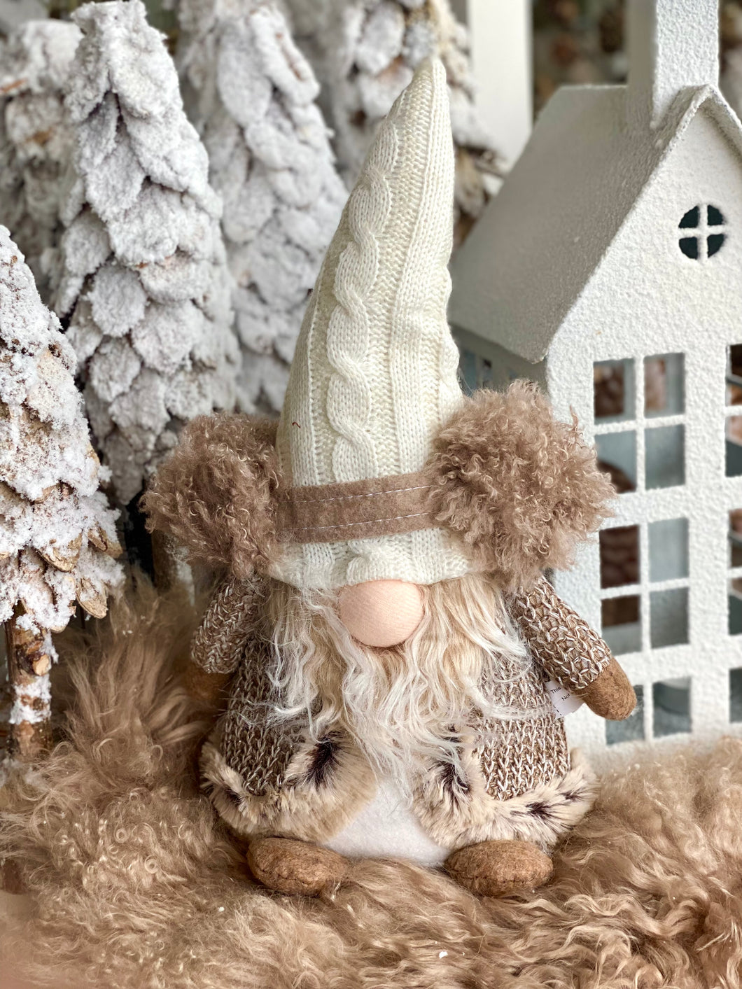 Gnome assis PM H35xL20cm