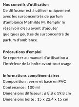 Charger l'image dans la galerie, Diffuseur électrique de brume parfumée Les Intemporelles en verre 100ml
