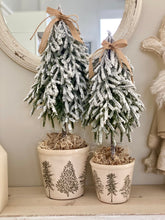 Charger l&#39;image dans la galerie, Ensemble pot+sapin garni GM H55xL15cm
