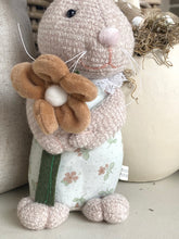 Charger l'image dans la galerie, Lapin fillette en peluche H30xL12cm
