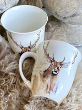 Charger l'image dans la galerie, Mug céramique décor cerf H11xL13cm

