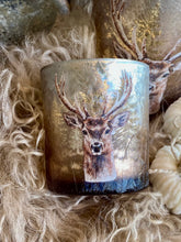 Charger l'image dans la galerie, Photophore décor cerf PM H9xL7cm
